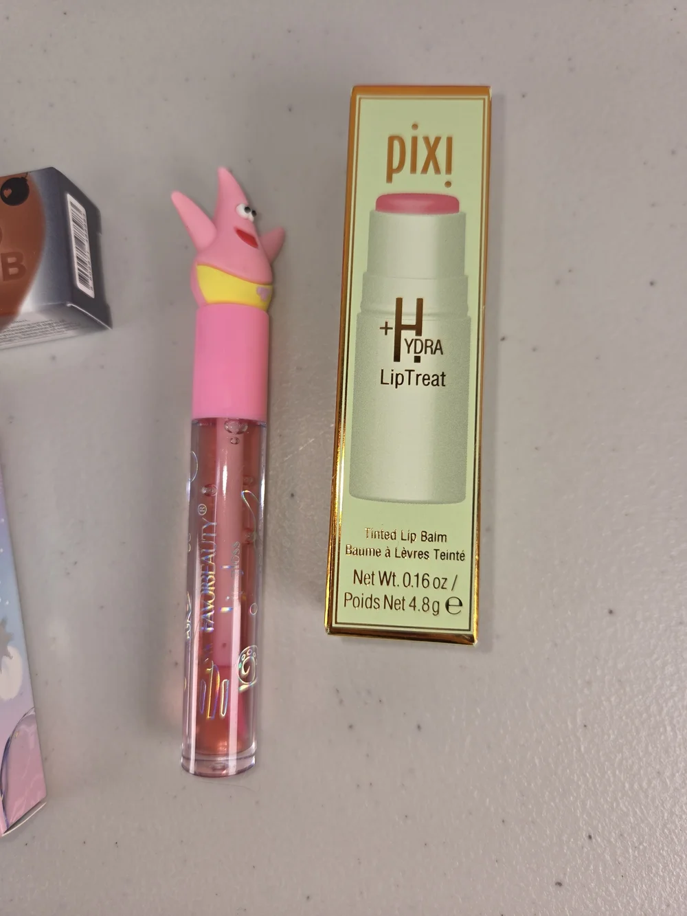 7 Piece Lip Bundle 3 Red Bombs Pixi Lip Balm Patrick Lip Gloss TIGI Lipstick